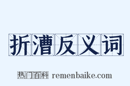 折漕反义词是什么意思的图片